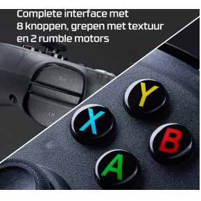 Hyperx clutch tanto mini wd controlle 7 orig - HyperX 8B1S0AA Controller (zwart)