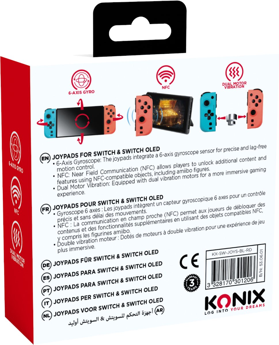 Konix 61889000053 game controller bl 3 orig - Konix 61889000053 Game Controller