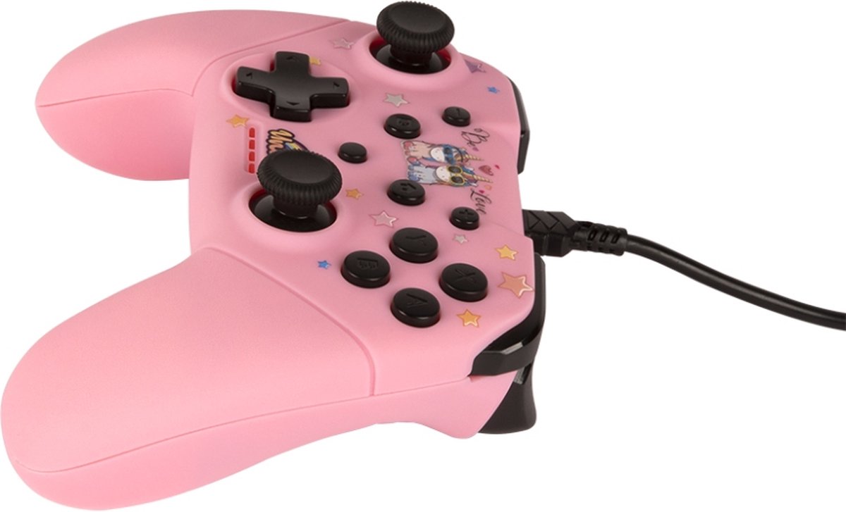 Konix kx unik switch pc pad be 4 orig - Konix Kx Unik Switch/Pc Pad Be Love Roze USB Controller