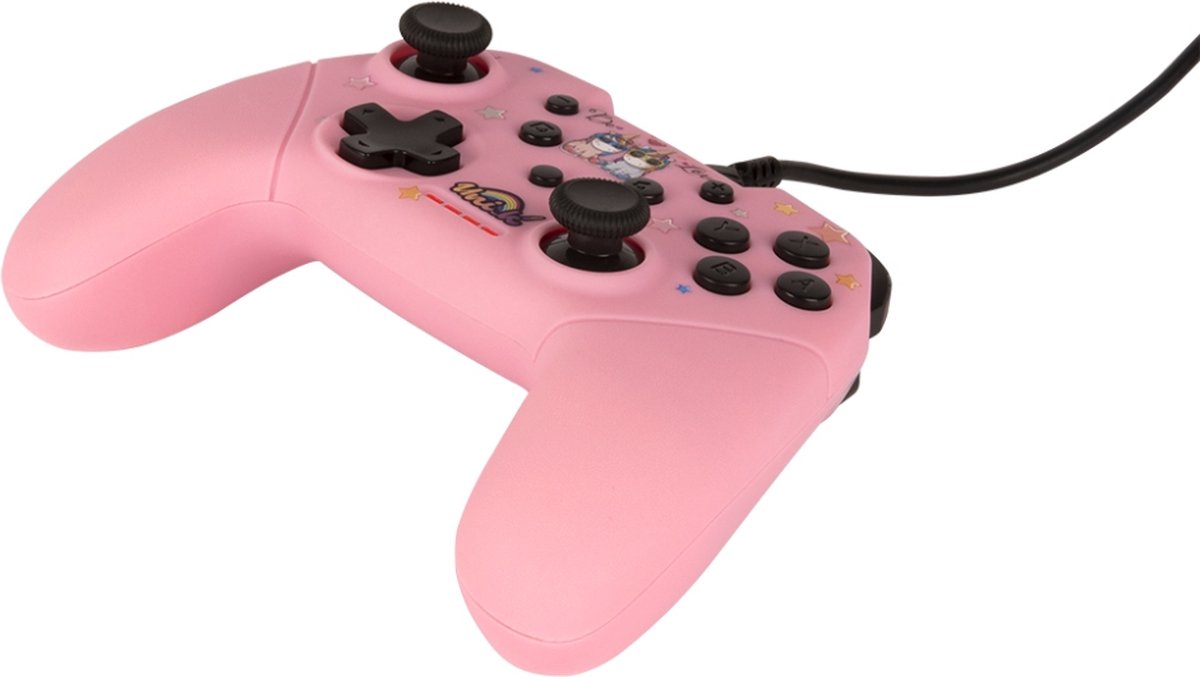 Konix kx unik switch pc pad be 5 orig - Konix Kx Unik Switch/Pc Pad Be Love Roze USB Controller