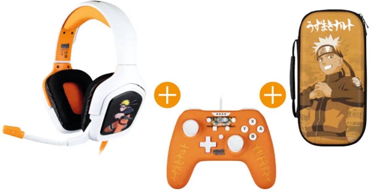 Konix naruto oranje wit usb gamepad 2 orig - Konix Naruto Controller