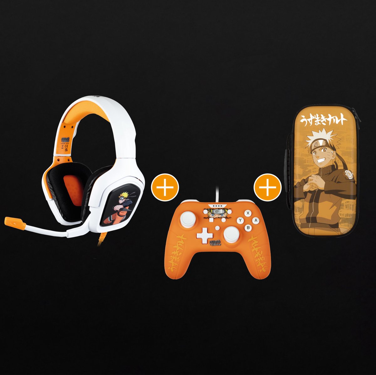 Konix naruto oranje wit usb gamepad 6 orig - Konix Naruto Controller