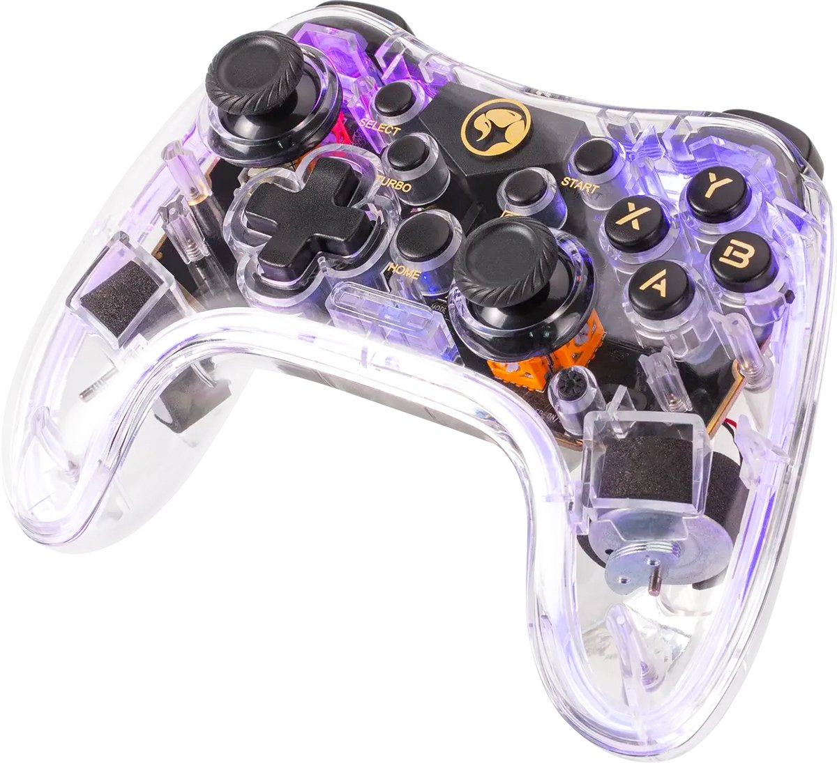 Marvo ghost 40 gt88 draadloze blueto 4 orig - Marvo Ghost 40 Controller (transparant)