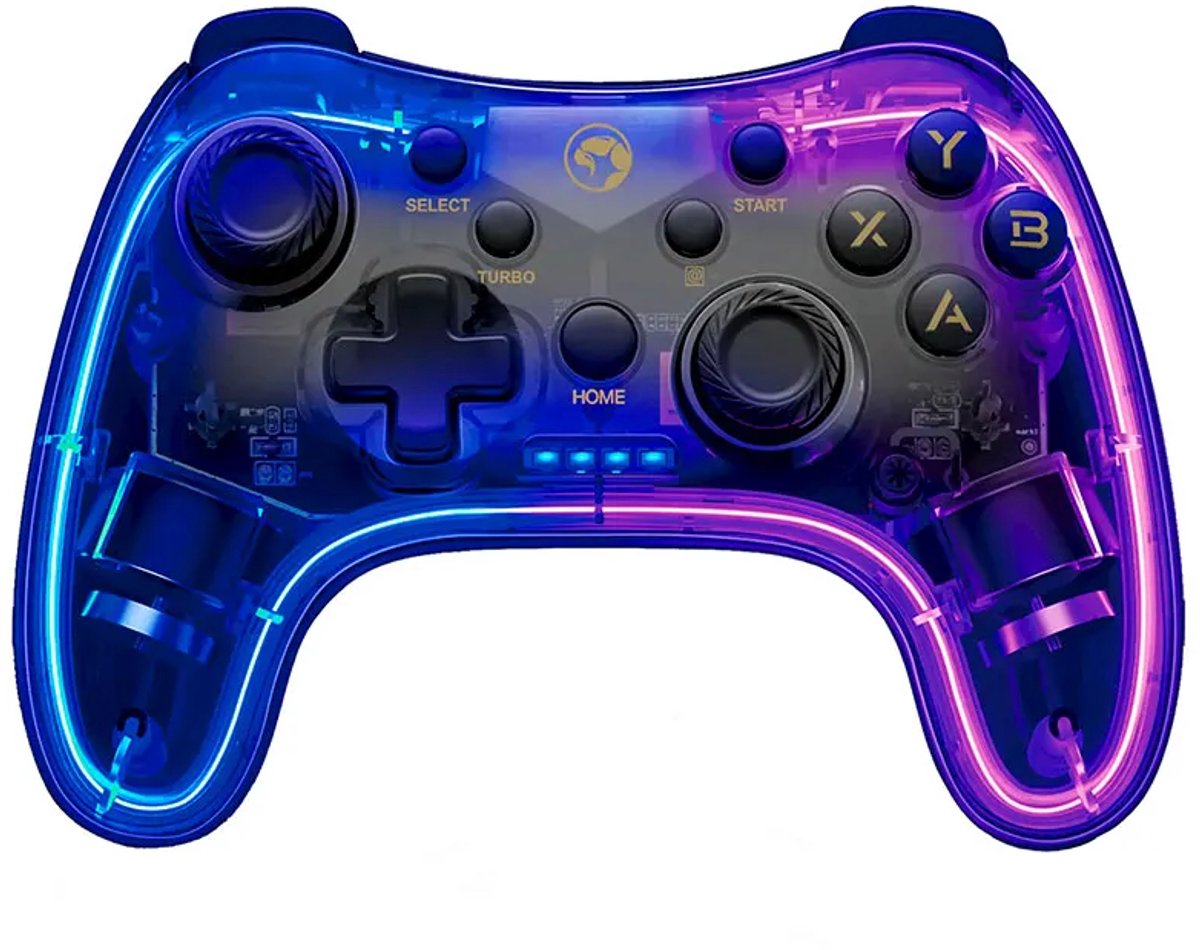 Marvo ghost 40 gt88 draadloze blueto 9 orig - Marvo Ghost 40 Controller (transparant)