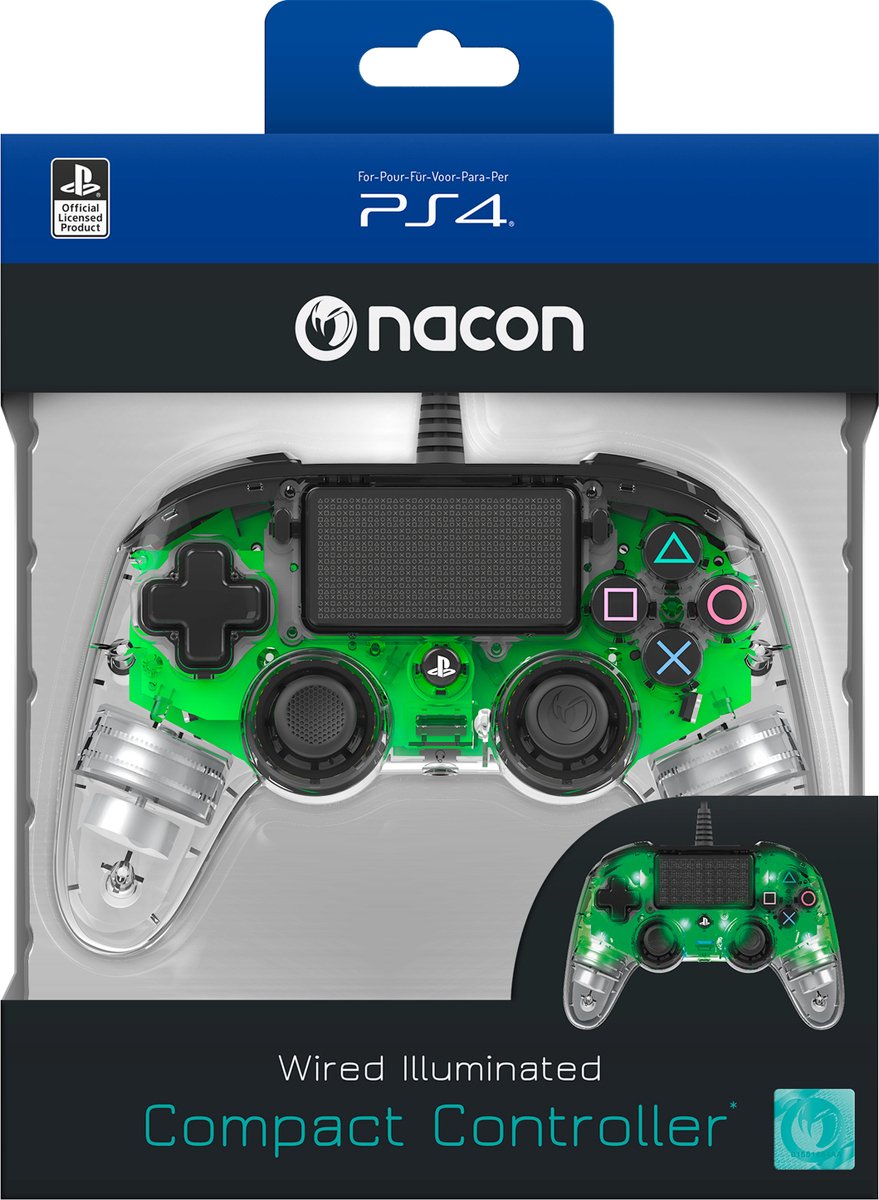 Nacon compact official licensed bedr 9554083 5 orig - Nacon Compact Official Licensed Bedrade LED Controller (groen)