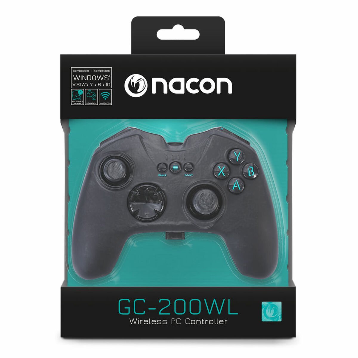 Nacon gc 200wl draadloze controller 10 orig - Nacon Gc-200Wl Draadloze Gaming Controller (zwart)