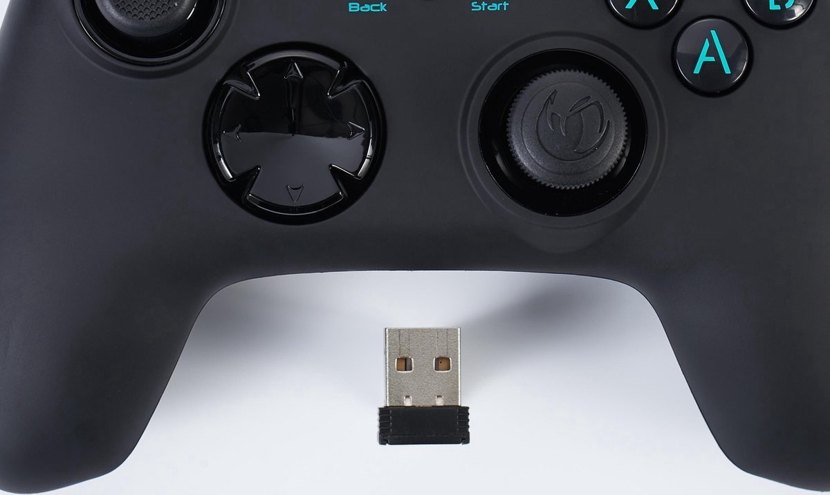 Nacon gc 200wl draadloze controller 3 orig - Nacon Gc-200Wl Draadloze Gaming Controller (zwart)