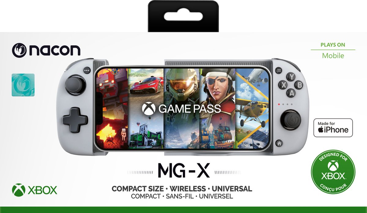 Nacon mg x officiale xbox controller 4 orig - Nacon Mg-X Controller (wit)