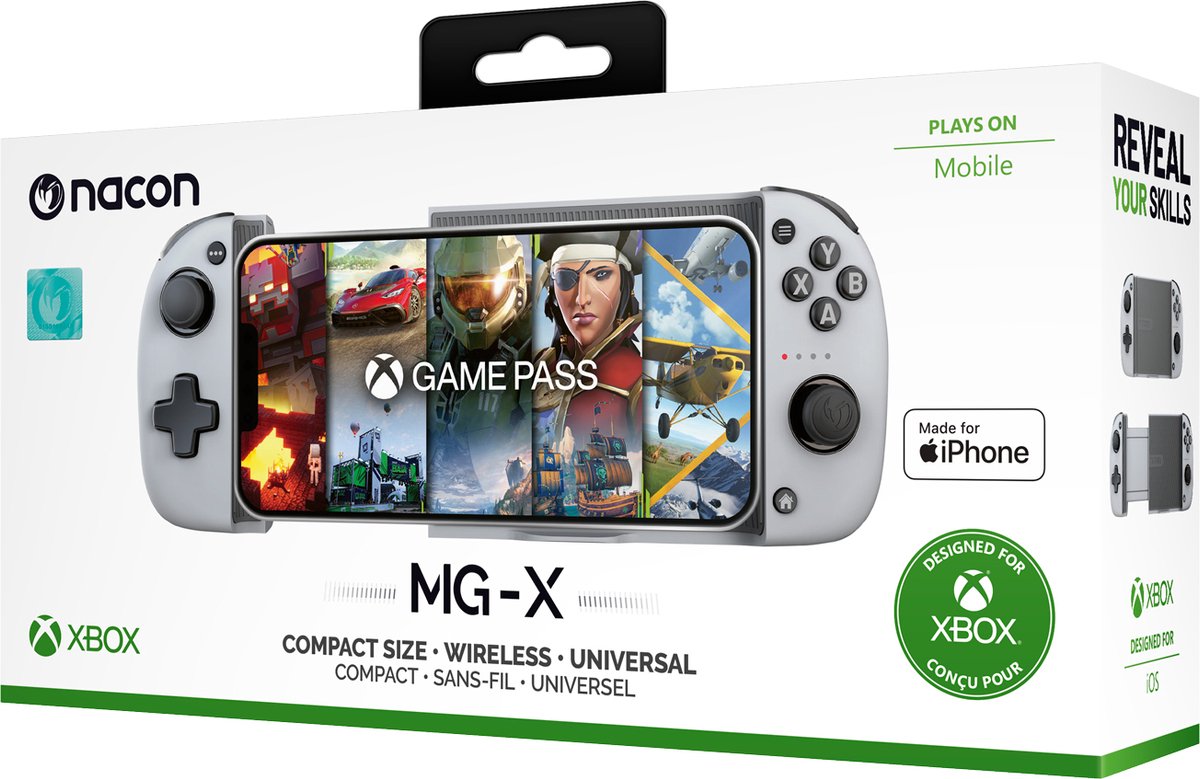 Nacon mg x officiale xbox controller 8 orig - Nacon Mg-X Controller (wit)