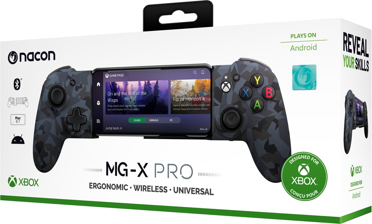 Nacon mg x pro officiale xbox contro 5 orig - Nacon Mg-X Pro Mobiele controller (meerkleurig)