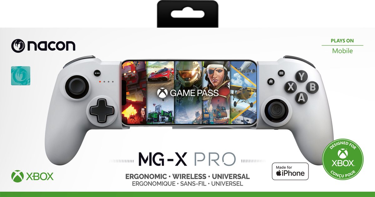 Nacon mg x pro officiele xbox contro 6 orig - Nacon Mg-X Pro Mobiele controller (wit)