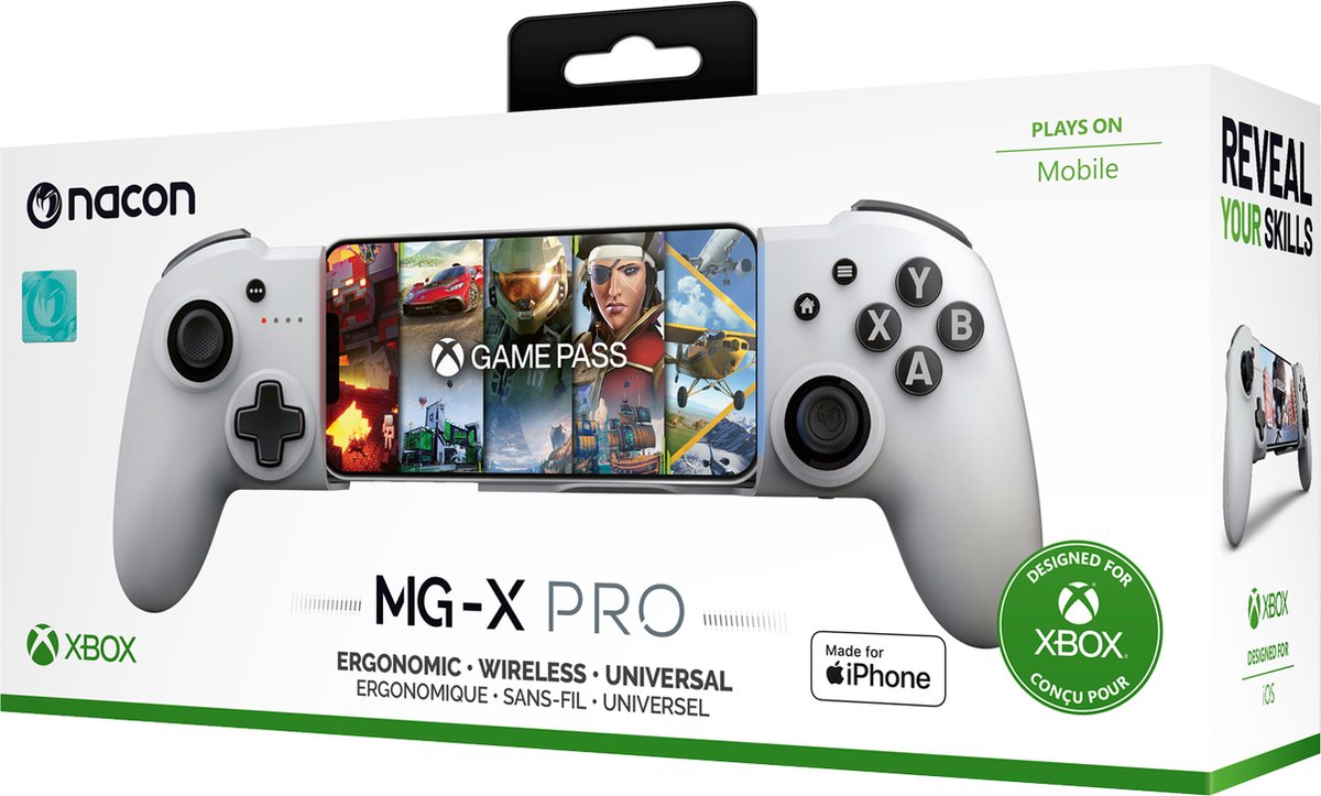 Nacon mg x pro officiele xbox contro 7 orig - Nacon Mg-X Pro Mobiele controller (wit)