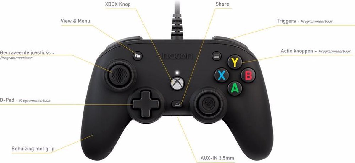 Nacon pro compact official bedrade c 9553763 10 orig - Nacon Pro Compact Official Bedrade Controller