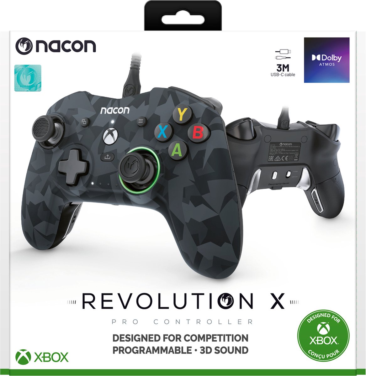 Nacon revolution x official licensed 9554093 10 orig - Nacon Revolution X Controller (meerkleurig)