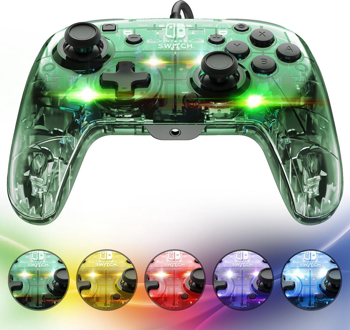 Pdp afterglow switch bedrade contr 6 orig - PDP Afterglow Controller (meerkleurig)