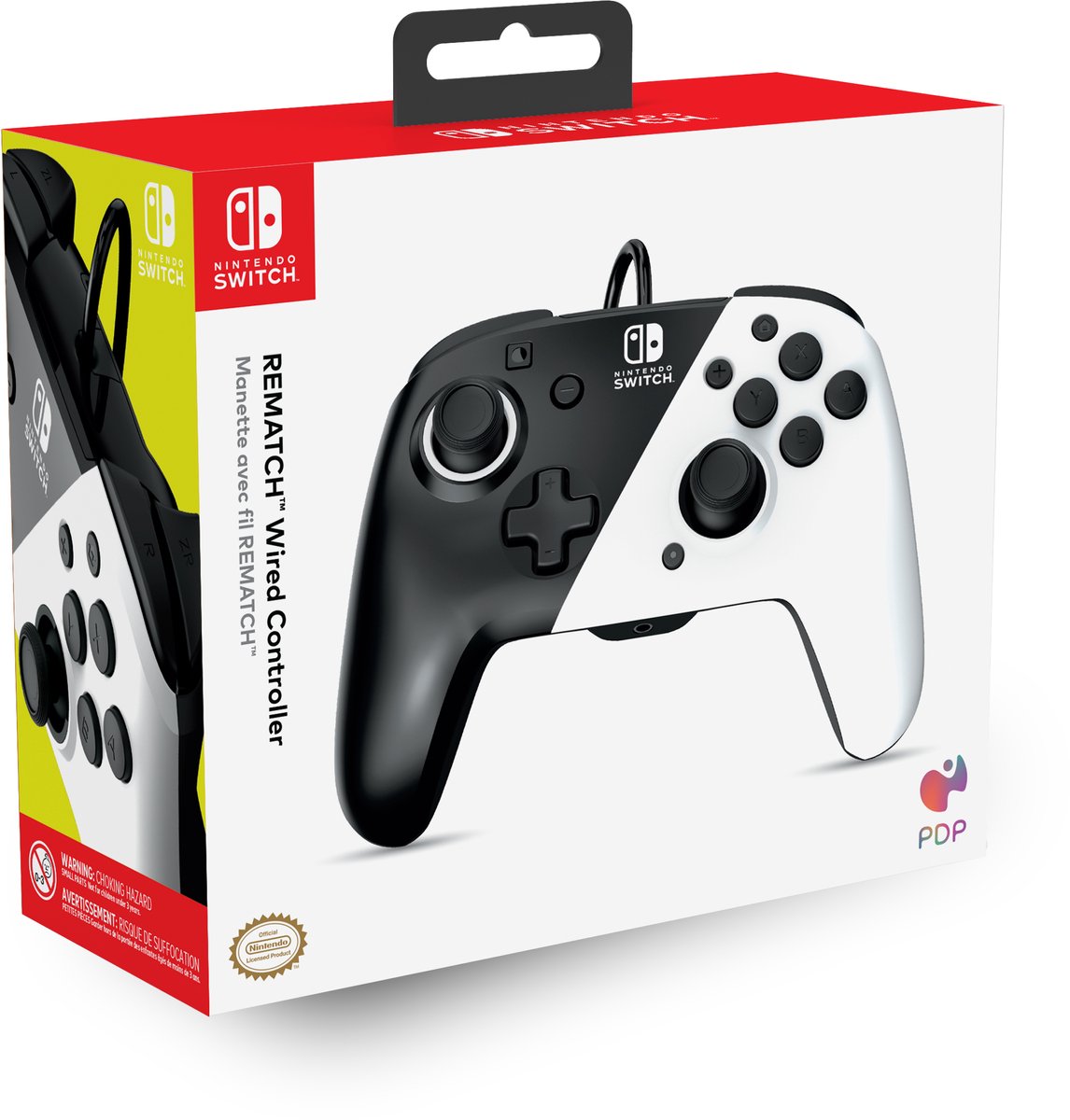 Pdp faceoff deluxe audio nintendo 10290675 3 orig - PDP Faceoff Deluxe+ Audio Nintendo Switch Controller (zwart)
