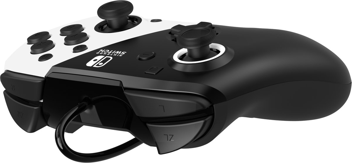 Pdp faceoff deluxe audio nintendo 10290675 5 orig - PDP Faceoff Deluxe+ Audio Nintendo Switch Controller (zwart)