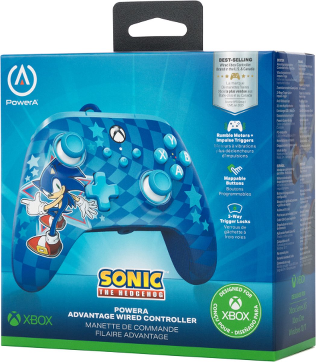 Powera advantage controller met kabel 9553853 5 orig - PowerA Advantage Controller (blauw)