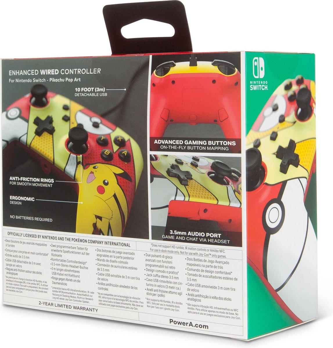 Powera enhanced nintendo switch contr 9554078 6 orig - PowerA Enhanced Nintendo Switch Controller (geel)