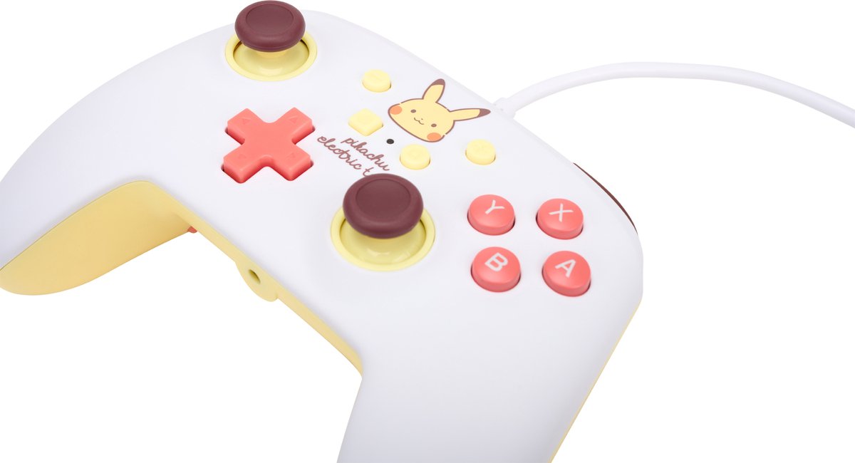 Powera geavanceerde bedrade controlle 9554090 5 orig - PowerA Geavanceerde Bedrade Controller (geel)