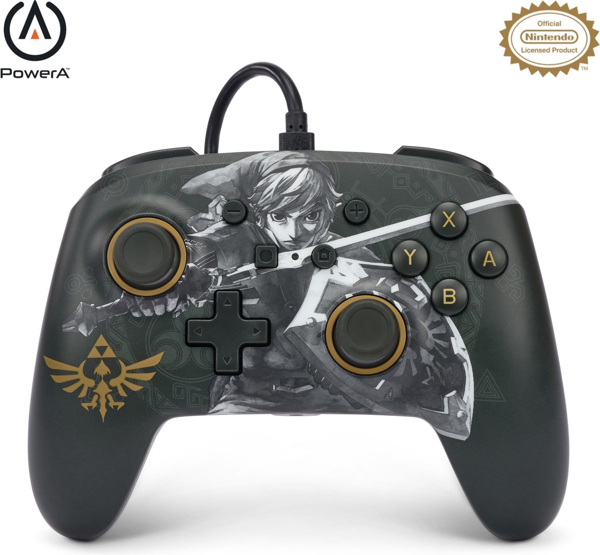 Powera geavanceerde bedrade gamecontr 9553758 3 orig - PowerA Geavanceerde Bedrade Gamecontroller Voor Controller (zwart)