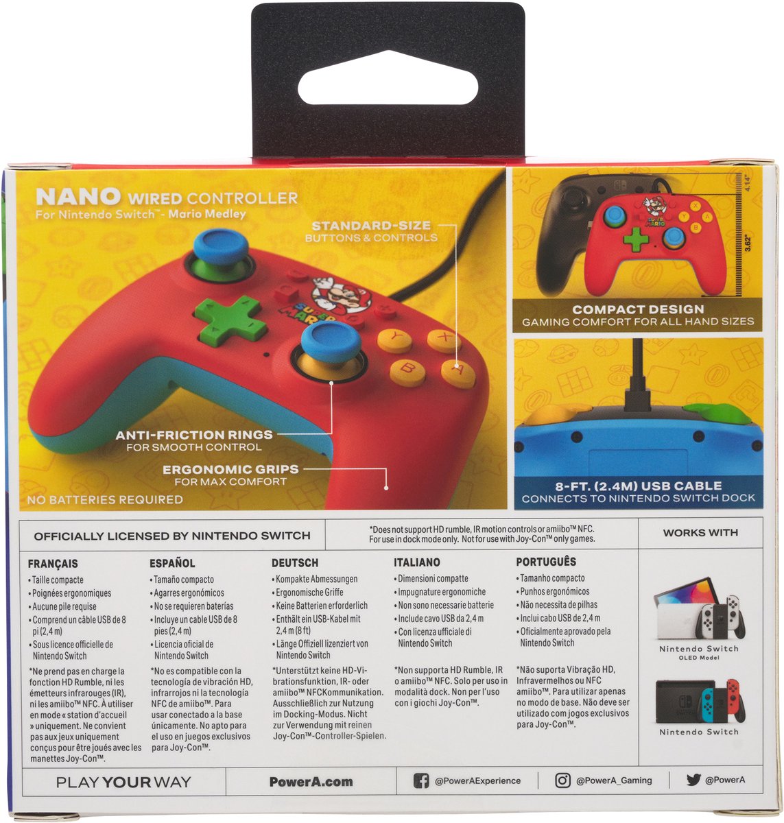 Powera nano bedrade controller voor n 9553953 10 orig - PowerA Nano Bedrade Controller