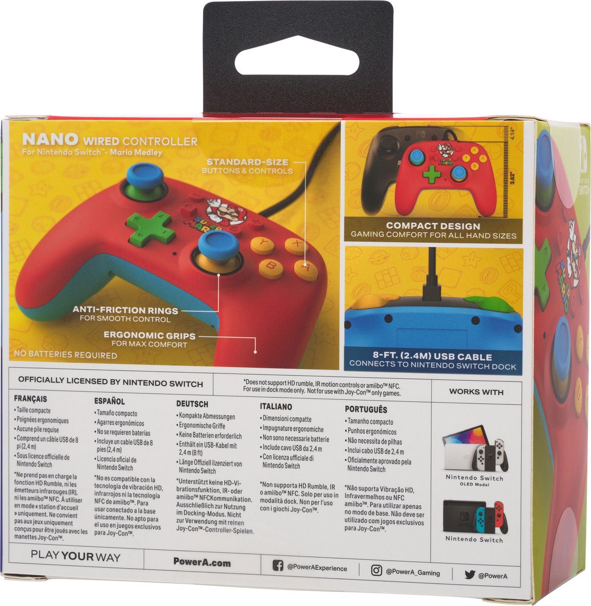 Powera nano bedrade controller voor n 9553953 6 orig - PowerA Nano Bedrade Controller
