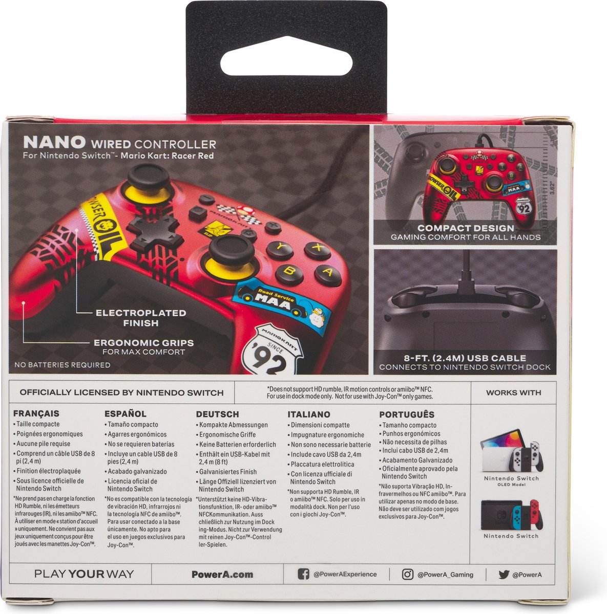 Powera nano bedrade controller voor n 9554043 7 orig - PowerA Nano Bedrade Controller