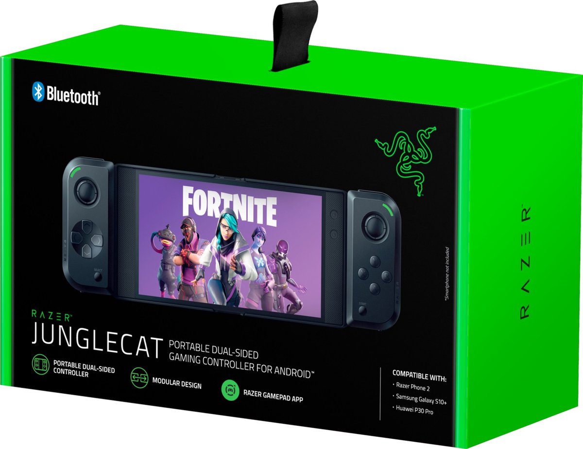 Razer junglecat draadloze controller 7 orig - Razer Junglecat Mobiele controller (zwart)