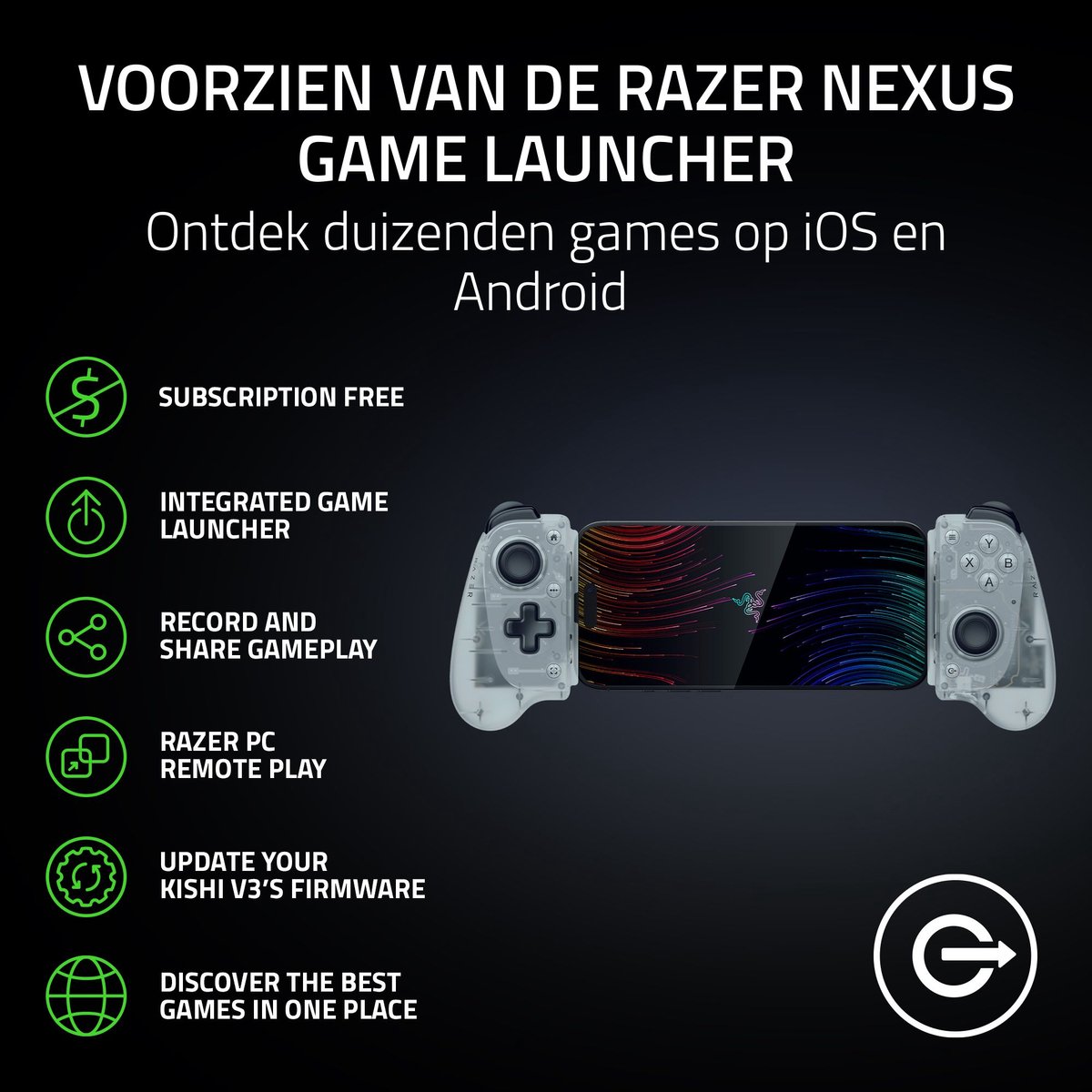 Razer kishi v3 controller voor iphon 9554075 6 orig - Razer Kishi V3 Gaming Controller Voor Iphone, Mobiele controller