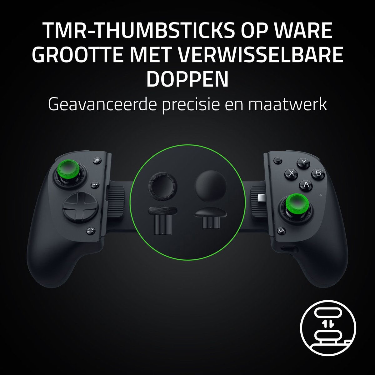 Razer kishi v3 pro controller voor i 8 orig - Razer Kishi V3 Pro Gaming Controller Voor Mobiele controller (zwart)