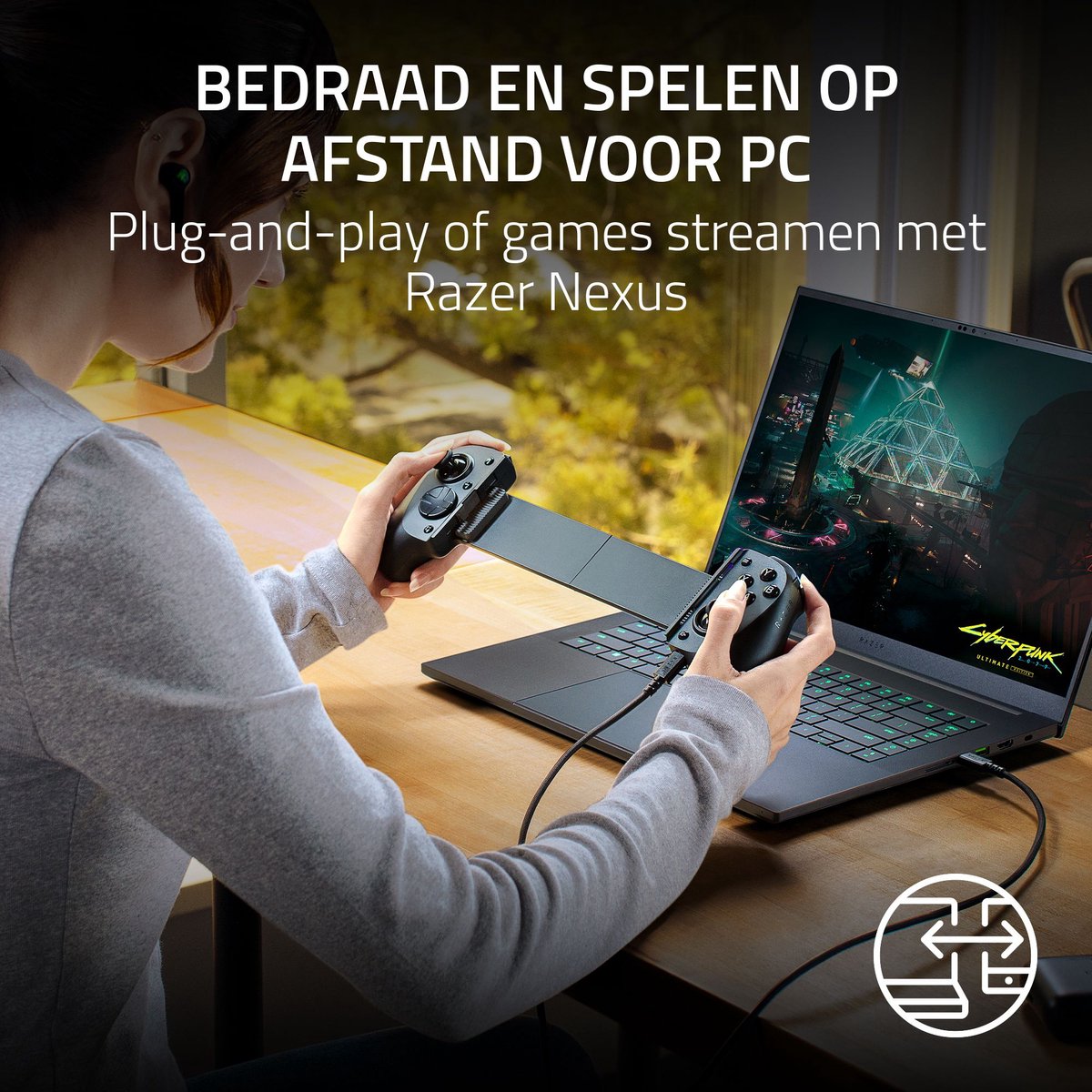 Razer kishi v3 pro xl controller voo 7 orig - Razer Kishi V3 Pro Xl Mobiele controller (zwart)