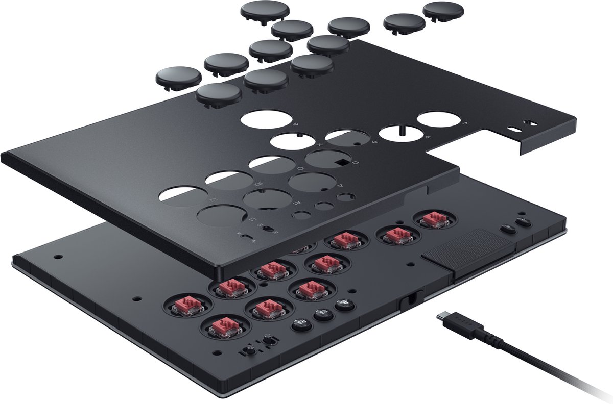 Razer kitsune optische arcade contro 10 orig - Razer Kitsune Optische Arcade Controller Voor Ps5 Arcadestick (zwart)