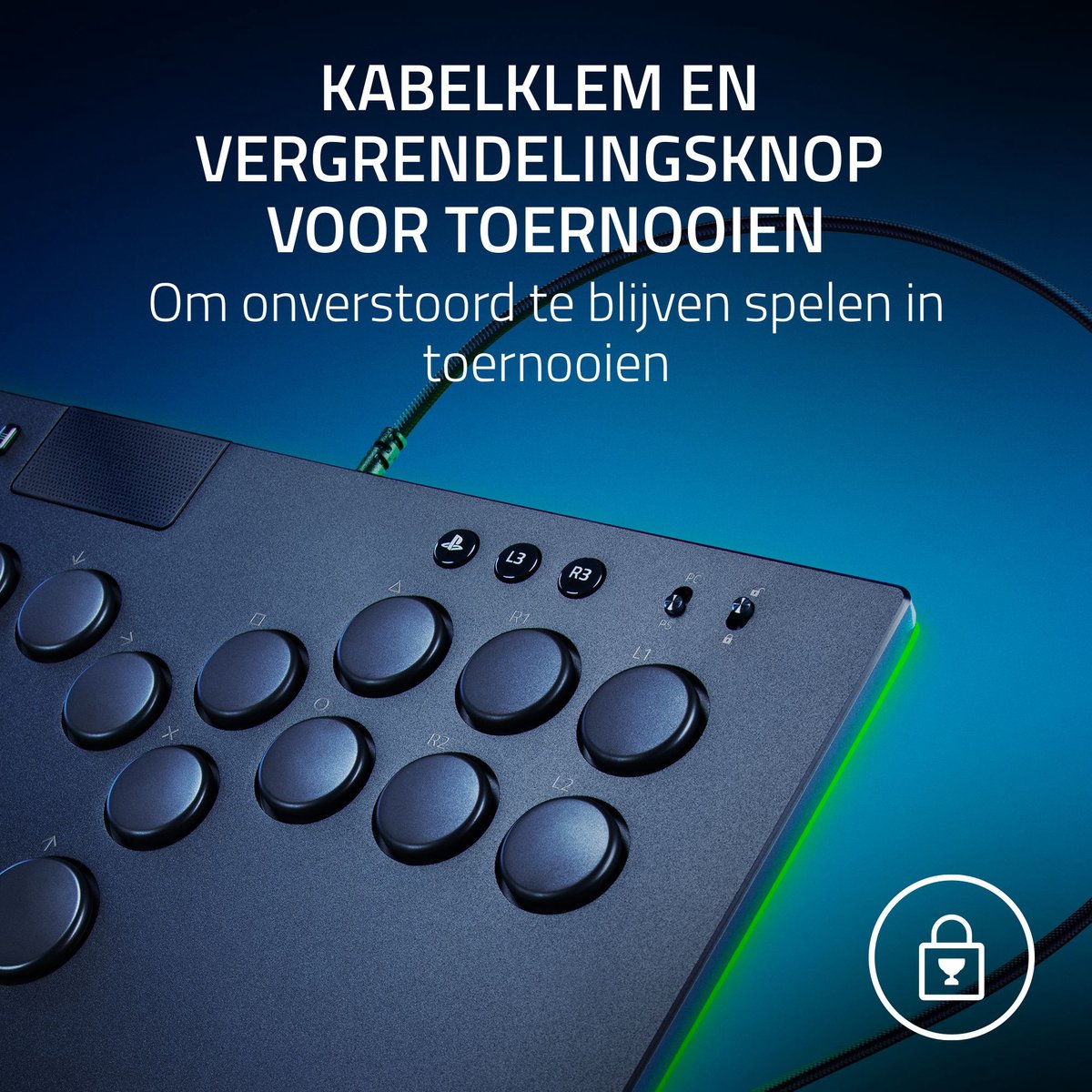 Razer kitsune optische arcade contro 3 orig - Razer Kitsune Optische Arcade Controller Voor Ps5 Arcadestick (zwart)