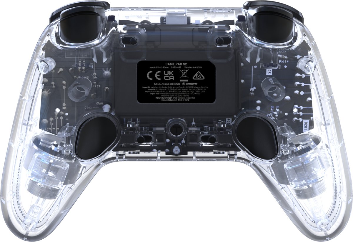 Snakebyte gamepad s2 draadloze controlle 9554080 6 orig - Snakebyte Gamepad S2 Controller (transparant)