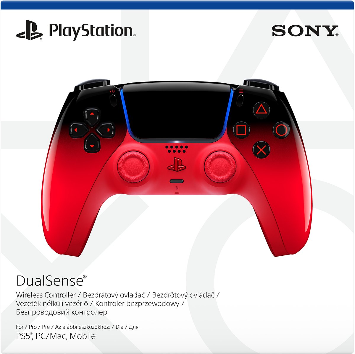 Sony dualsense techno red new draad 3 orig - Sony Dualsense Techno Red New Edition Draadloze Controller
