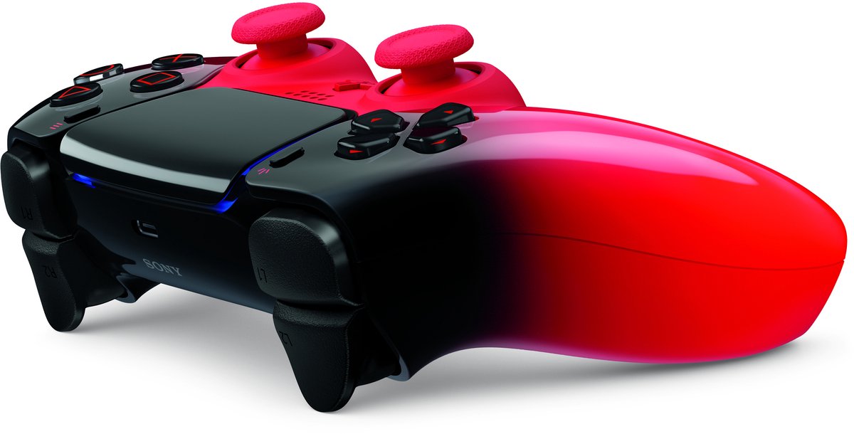 Sony dualsense techno red new draad 4 orig - Sony Dualsense Techno Red New Edition Draadloze Controller