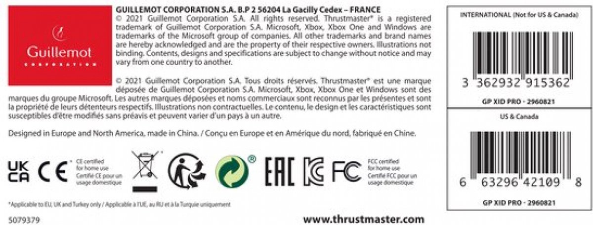 Thrustmaster gp xid pro esport controller 8 orig - Thrustmaster Gp Xid Pro Esport Edition Controller (zwart)