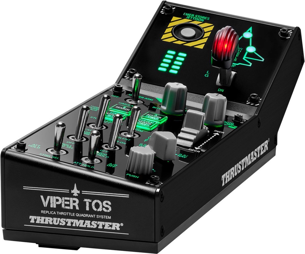 Thrustmaster viper panel zwart usb joystick