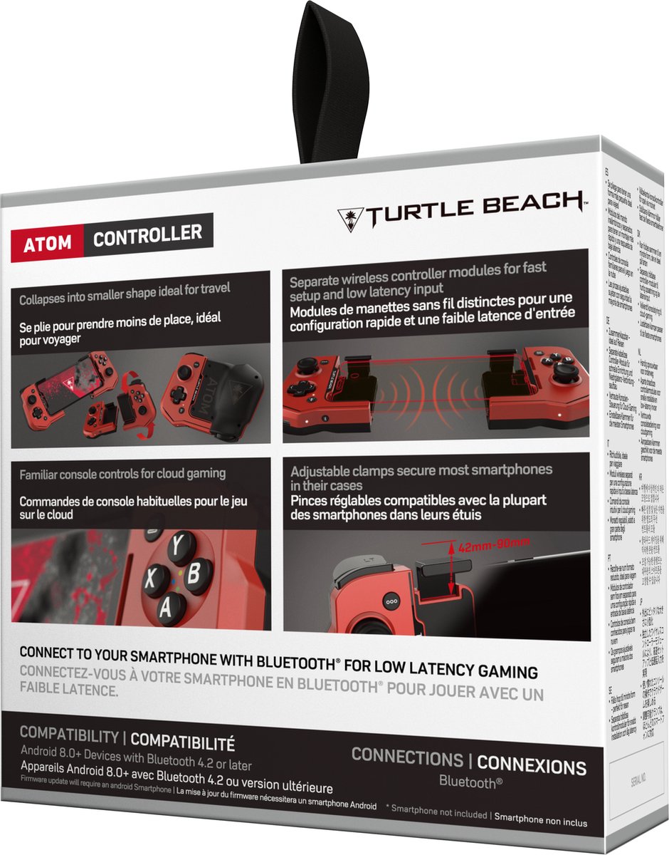 Turtle beach atom game controller android r 2 orig - Turtle Beach Atom Mobiele controller (rood)