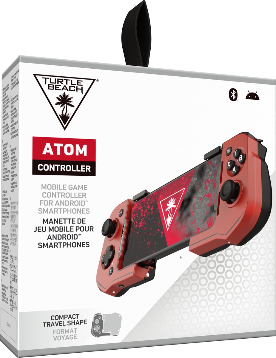 Turtle beach atom game controller android r 3 orig - Turtle Beach Atom Mobiele controller (rood)