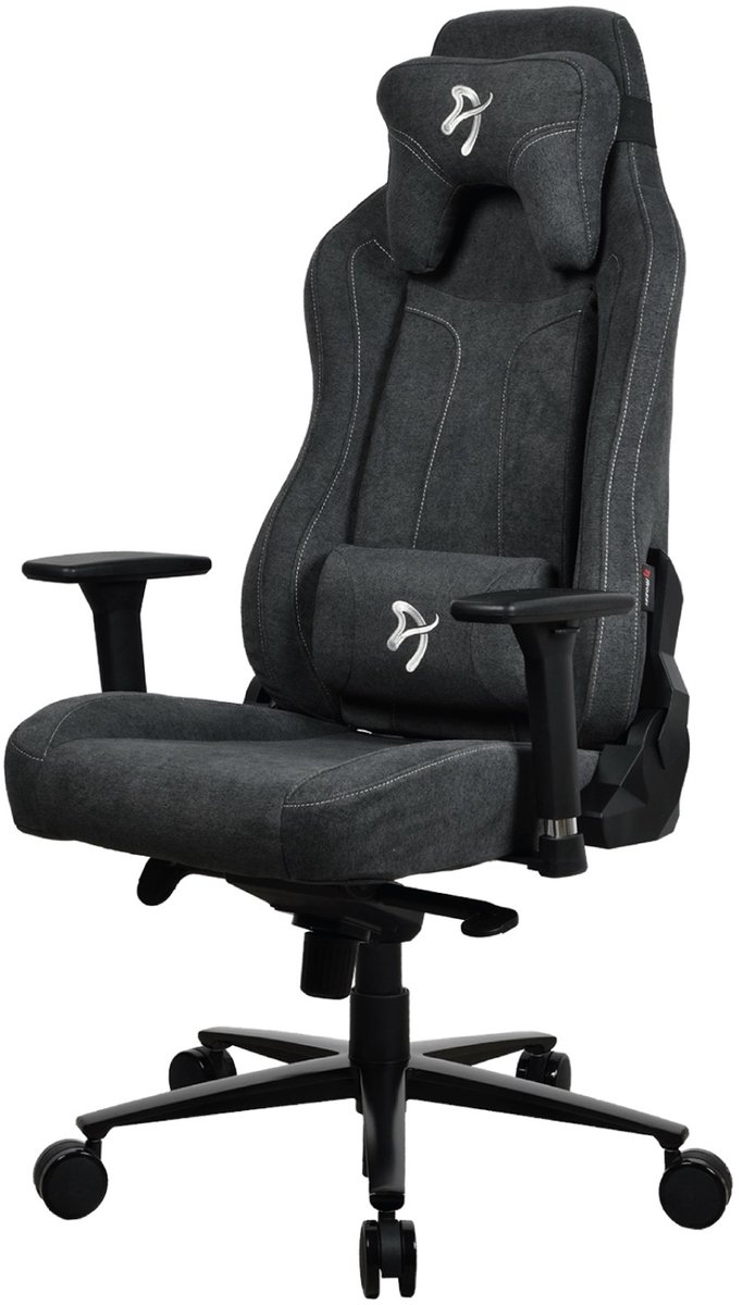 Arozzi vernazza gamingstoel soft fabr 9554920 2 orig - Arozzi Vernazza tot 145 kg Gamingstoel (stof, grijs)
