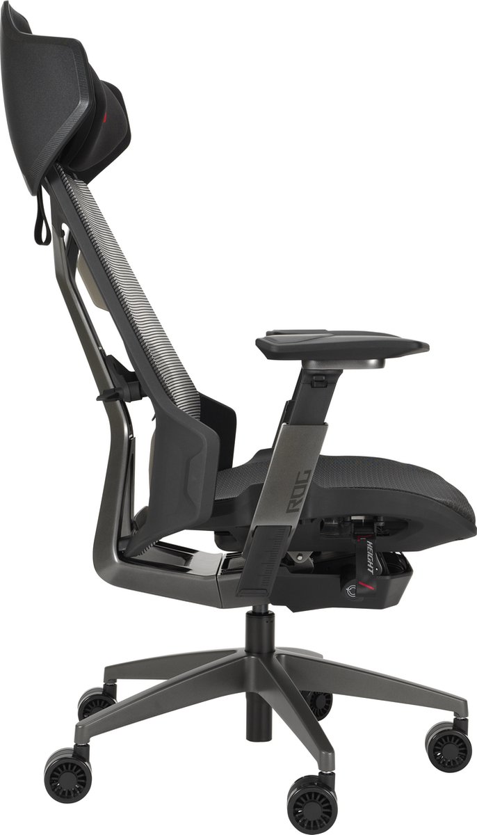 Asus rog destrier ergo gamestoel ma 10 orig - ASUS ROG Destrier Ergo tot 150 kg Gamingstoel (combinatie, zwart)