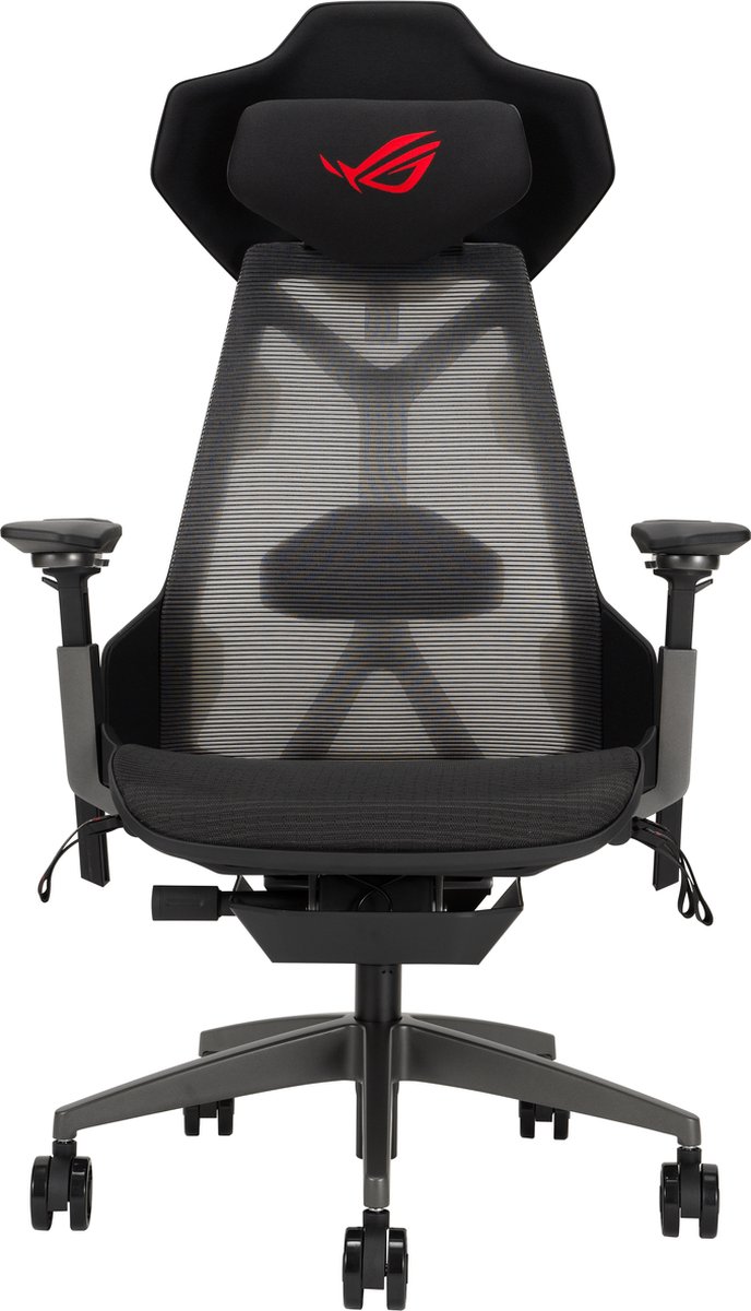 Asus rog destrier ergo gamestoel ma 2 orig - ASUS ROG Destrier Ergo tot 150 kg Gamingstoel (combinatie, zwart)