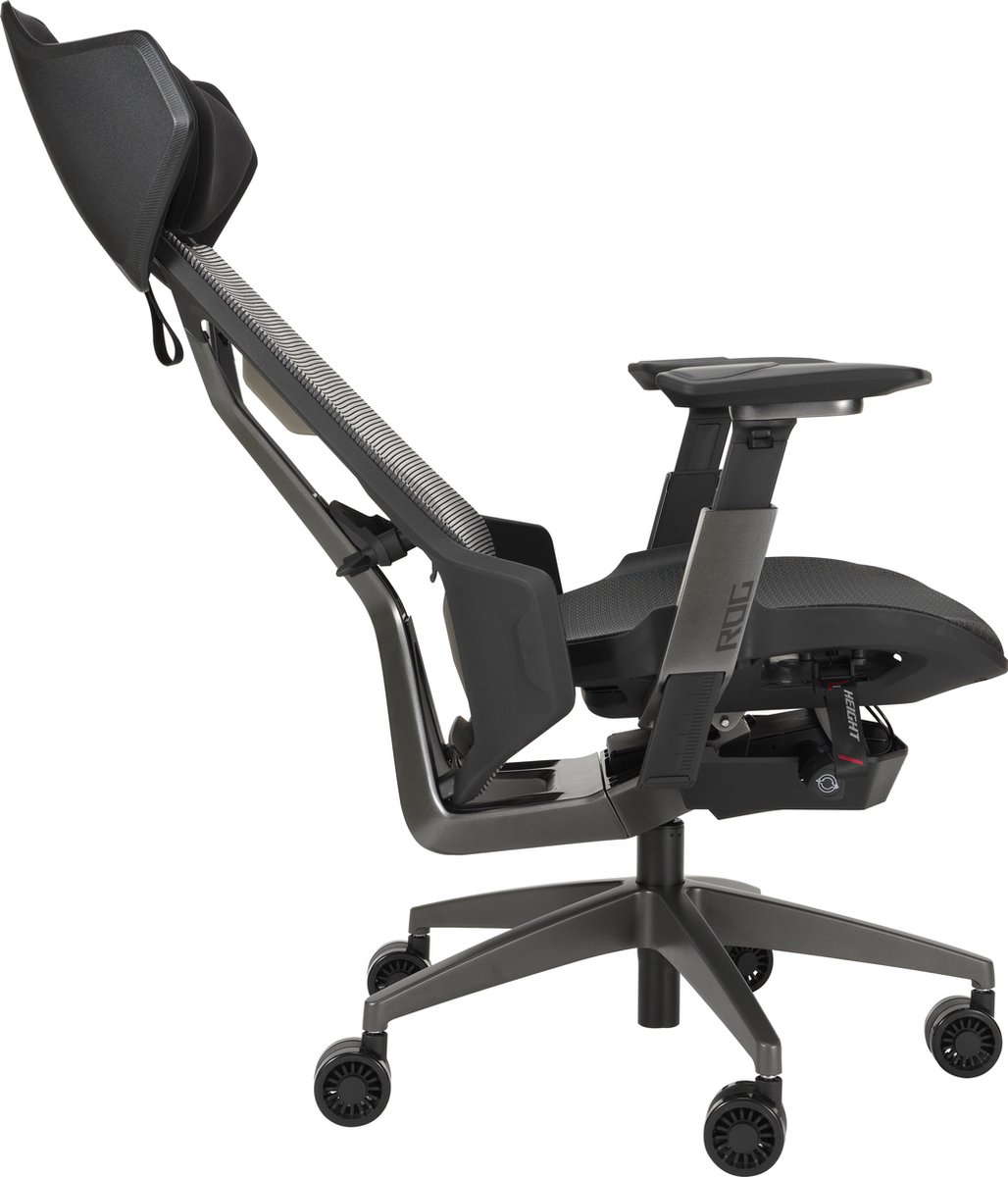 Asus rog destrier ergo gamestoel ma 9 orig - ASUS ROG Destrier Ergo tot 150 kg Gamingstoel (combinatie, zwart)