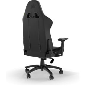 Corsair tc100 relaxed leatherette blac 4 orig - Corsair Tc100 Relaxed Leatherette tot 120 kg Gamingstoel (PU-leer)