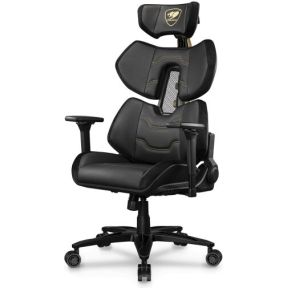 Cougar terminator elite gold stoel 8 orig - COUGAR CGR-TRE-GLB tot 135 kg Gamingstoel (PU-leer)
