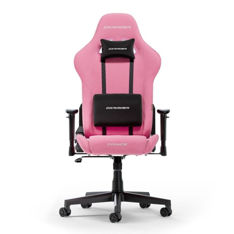 DXRacer PRINCE L Pink Fabric gamestoel tot 120 kg