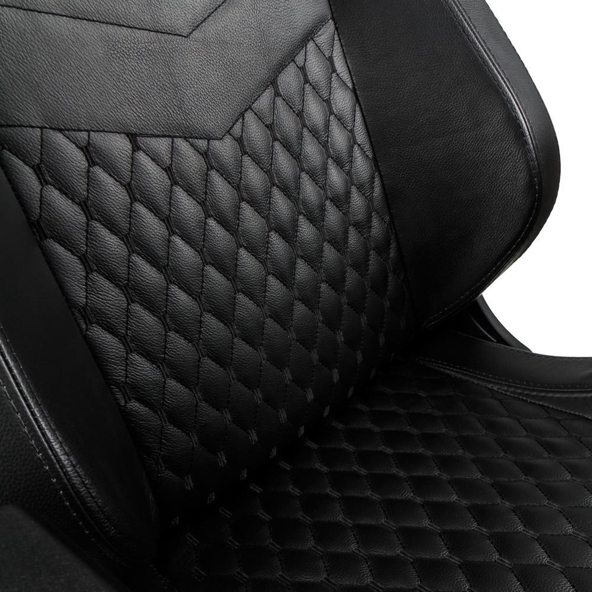 Noblechairs epic real leather zwart 4 orig - Noblechairs Epic Real tot 120 kg Gamingstoel (echt leer, zwart)