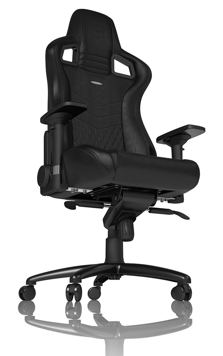 Noblechairs epic real leather zwart 7 orig - Noblechairs Epic Real tot 120 kg Gamingstoel (echt leer, zwart)